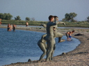Озеро Ойбургское в Поповке с лечебными грязями